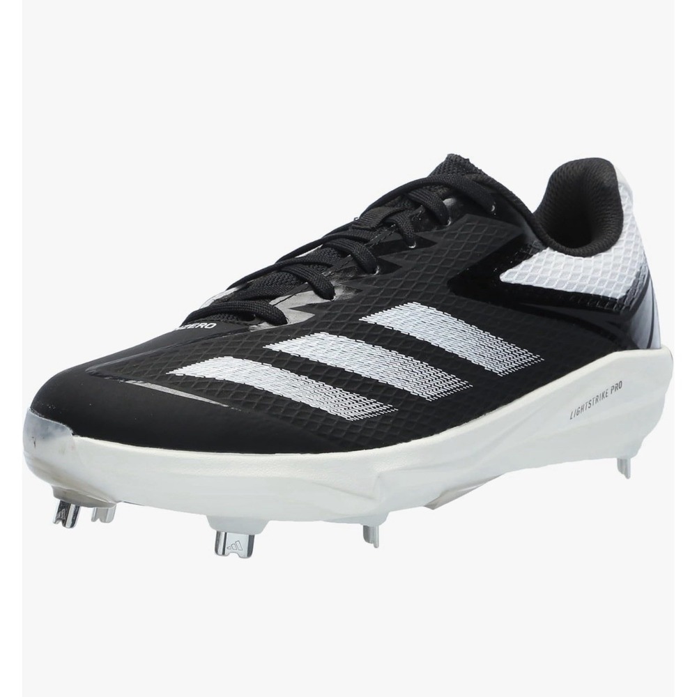 Adidas Adizero Electric BS Baseball Cleats, Black/White, Size 6.5M